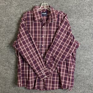 Wrangler Men’s Pearl Snap Western Shirt Size 3X Plaid Cowboy Rodeo Ranch